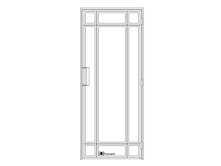 Single-leaf loft doors E2