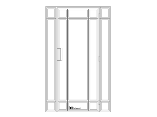 Single-leaf loft doors E5