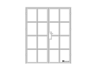 Double loft doors A4