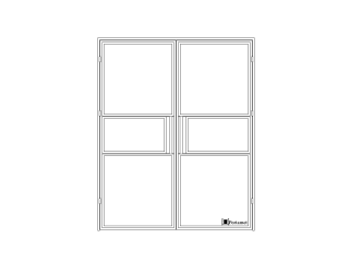 Double loft doors B4
