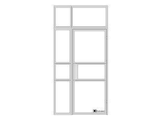 Single-leaf loft doors B6