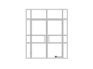 Double loft doors B7