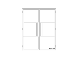 Double loft doors C4