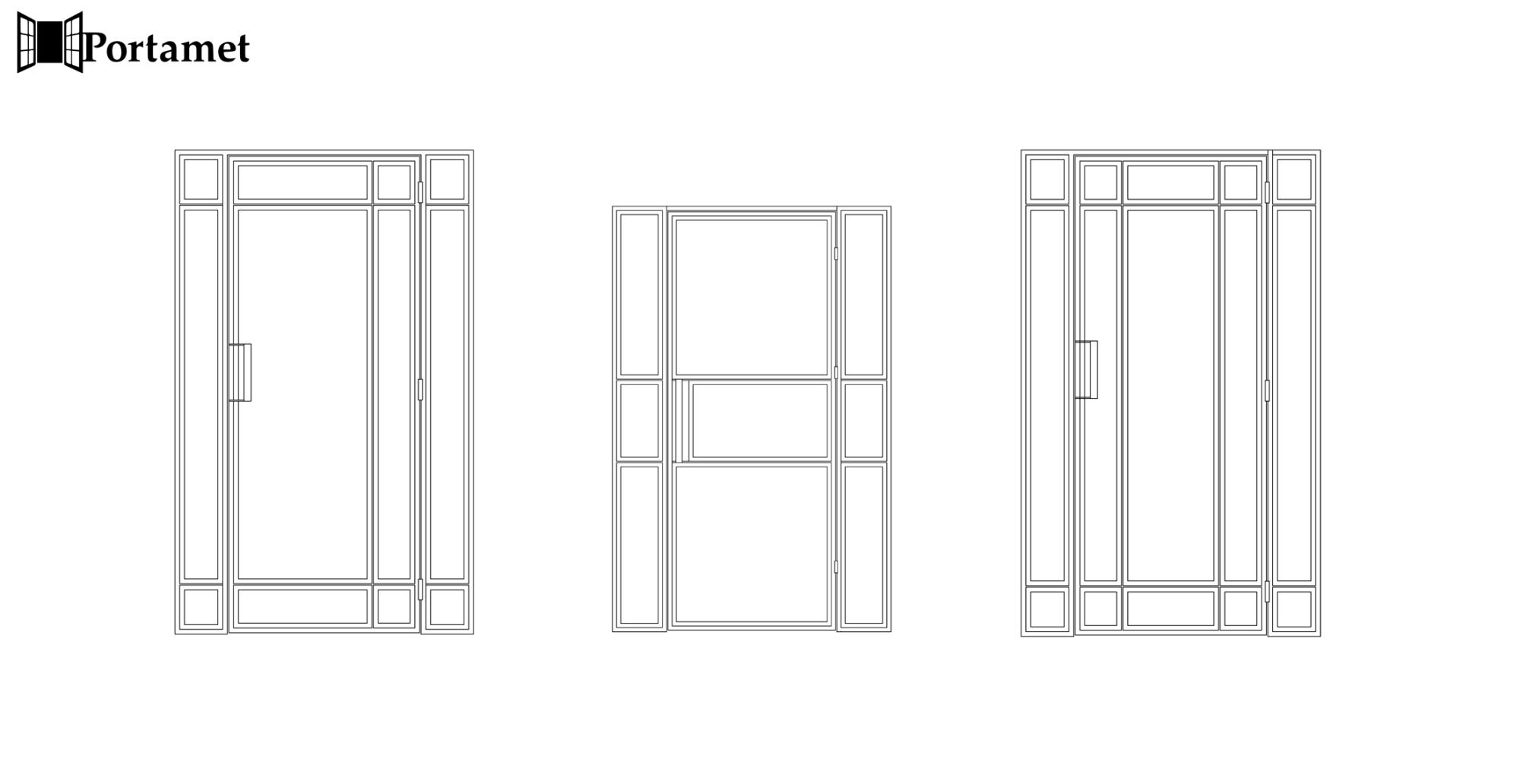 Loft doors with one wing