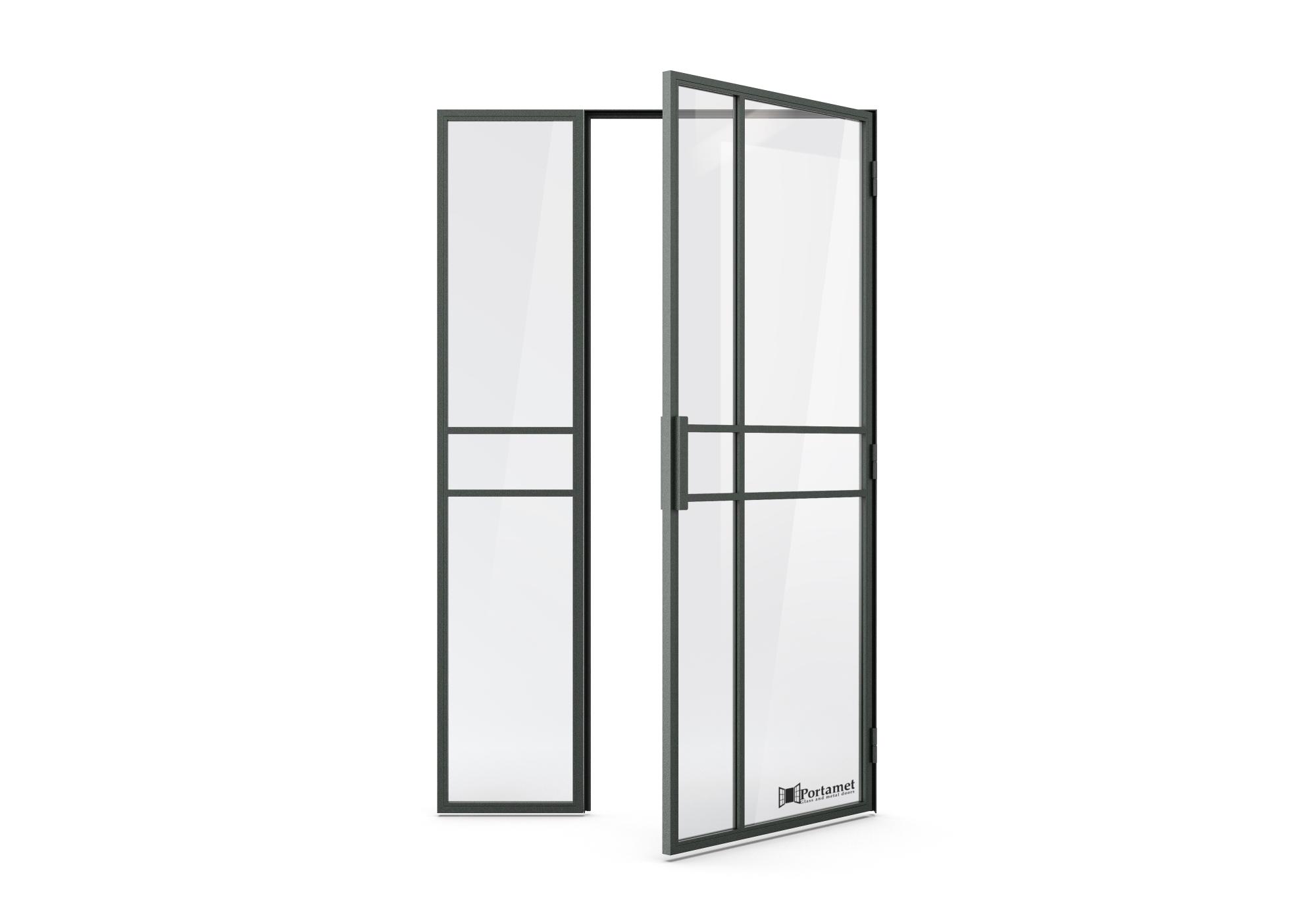 Portamet Paris steel doors crittal style
