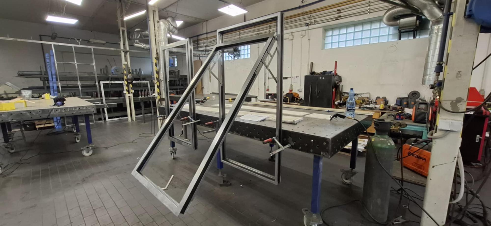 jansen Arte steel outswing window