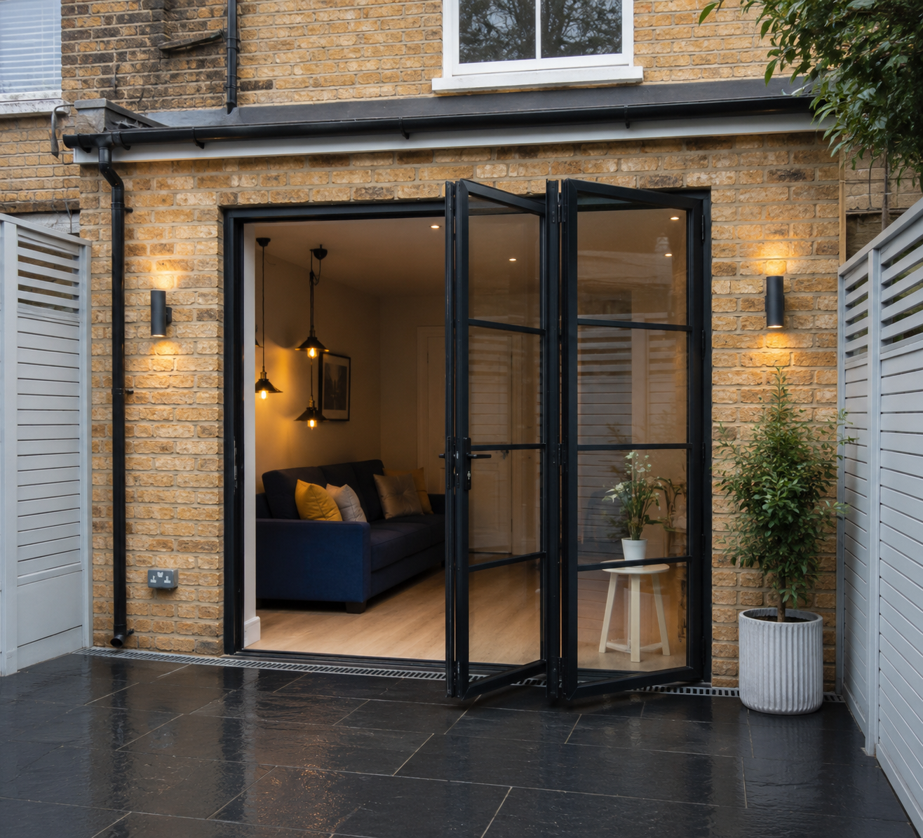 bifolding steel doors